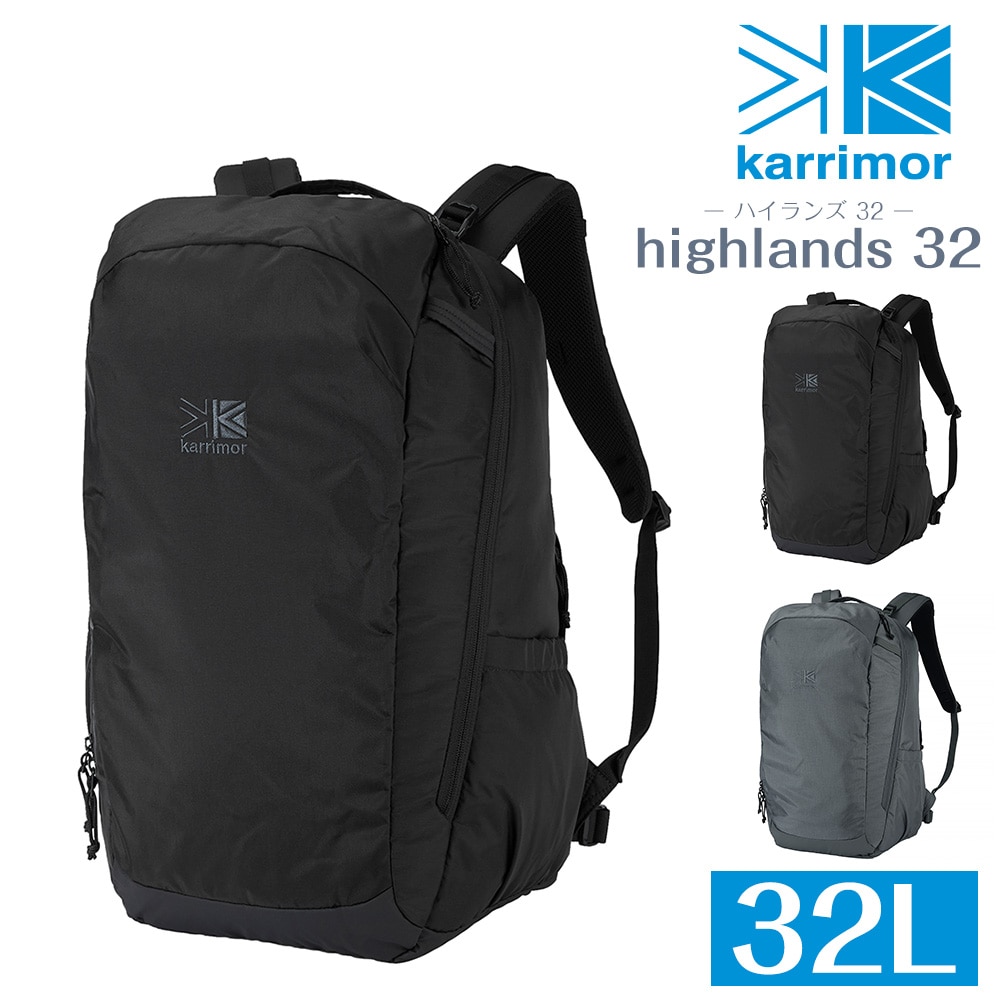 カリマー karrimor リュックサック highlands 32 ハイランズ 32 1.ブラック -99x5011779000 メンズ レディース
