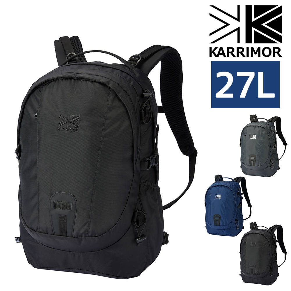 カリマー リュックサック ザックパック バックパック 中型 27L A3 B4 A4 ナチュレスタイル イクリプス27 メンズ レディース 登山用リュック おしゃれ 高校生 誕生日プレゼント ギフト 1.ブラック -5012109000