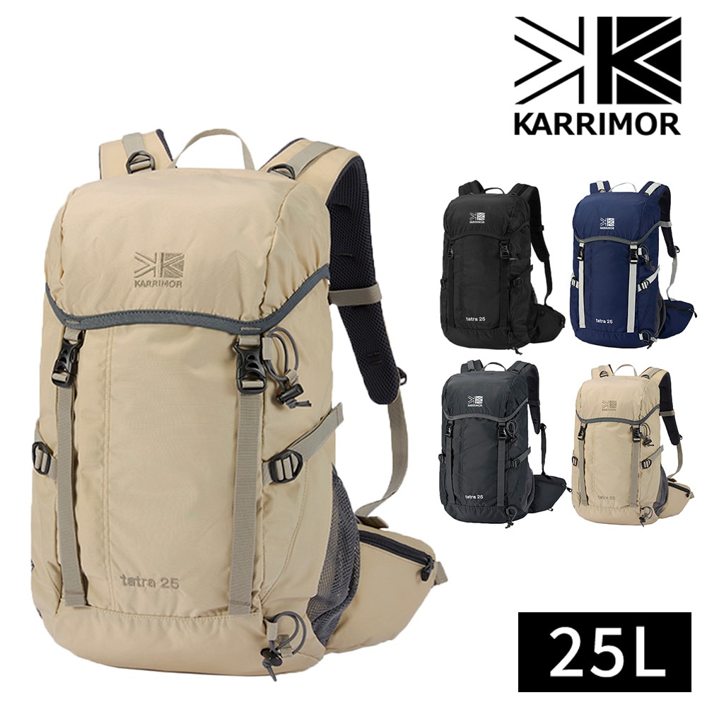カリマー バッグ リュックサック ザックパック 登山リュック トレッキングパック KARRIMOR タトラ25 25L A3 B4 A4 501211 メンズ レディース キッズ 大容量 送料無料 誕生日プレゼント ギフト ラッピング無料 【正規代理店】 4.ペールカーキ -5012110820