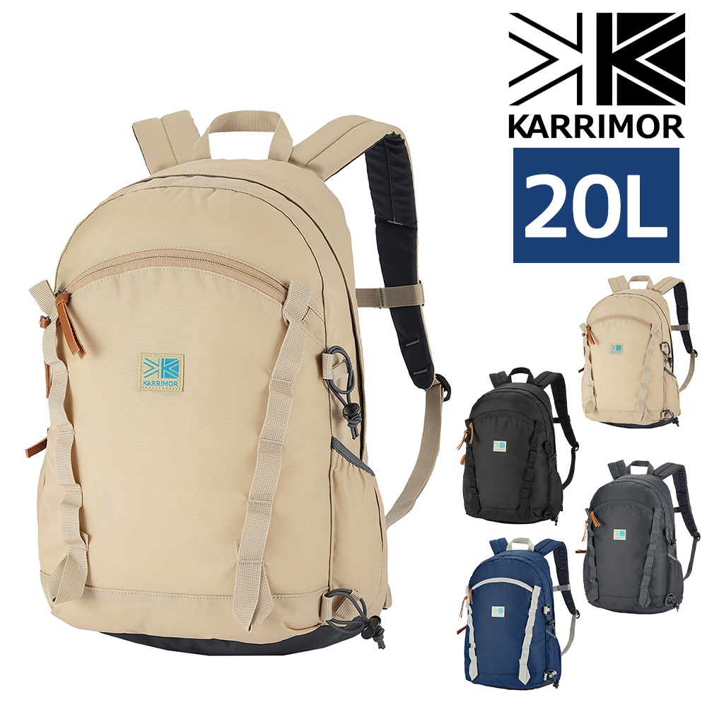 カリマー バッグ リュックサック デイパック バックパック KARRIMOR ライフスタイル VTデイパックF 20L B4 A4 メンズ レディース 誕生日プレゼント ギフト 【正規代理店】 4.ペールカーキ -5012200820