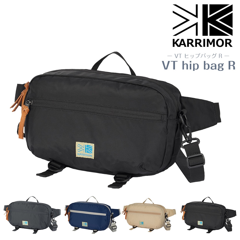 カリマー バッグ ウエストバッグ ショルダーバッグ 2WAY ボディバッグ KARRIMOR ライフスタイル VTヒップバッグR 5.5L A5 B6 メンズ レディース送料無料 プレゼント 正規代理店 1.ブラック -5012229000