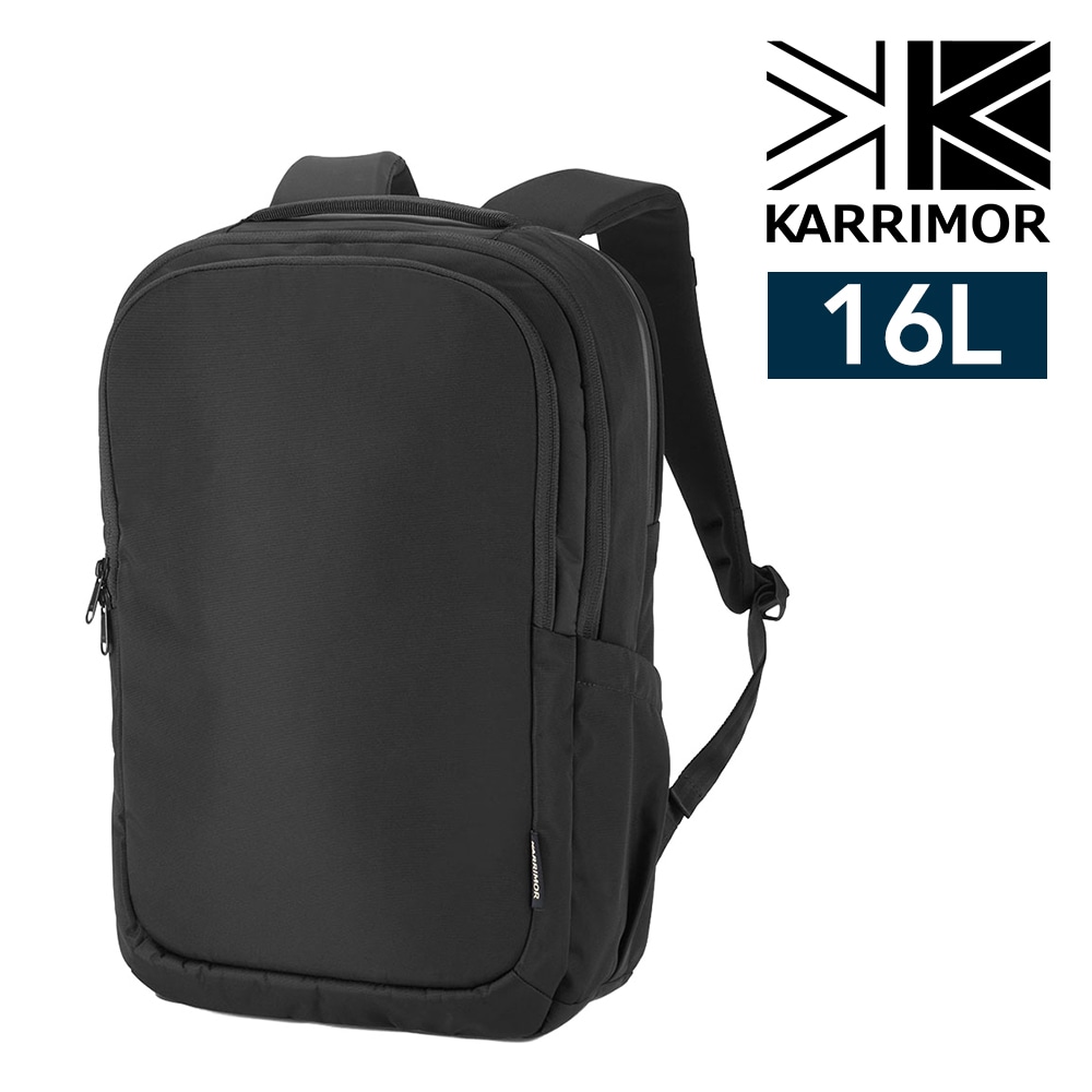 カリマー リュック バックパック 16L A4対応 15インチ PC収納 軽量 KARRIMOR ビジョン16 ブラック -501271-9000