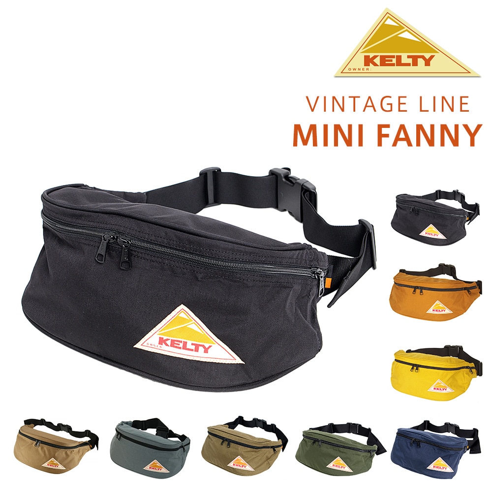 ケルティ KELTY ウエストバッグ VINTAGE MINI FANNY ミニファニー 32591825 1.ブラック -99x1825blk メンズ レディース
