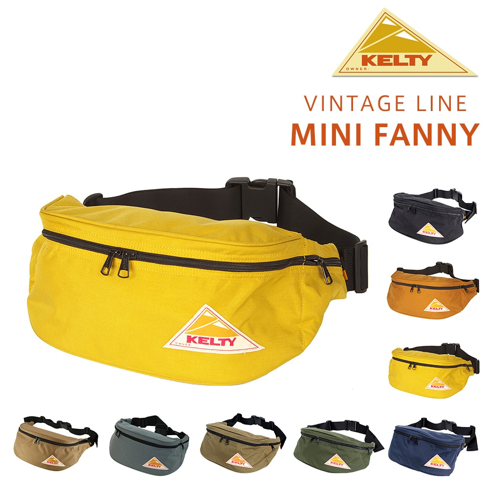 ケルティ KELTY ウエストバッグ VINTAGE MINI FANNY ミニファニー 32591825 3.マスタード -99x1825mustard メンズ レディース