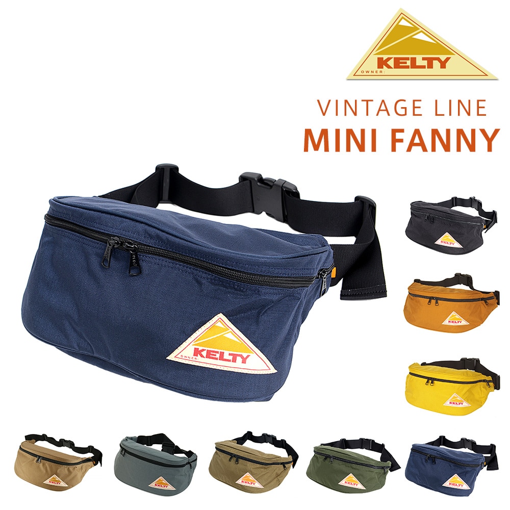 ケルティ KELTY ウエストバッグ VINTAGE MINI FANNY ミニファニー 32591825 4.ネイビー -99x1825navy メンズ レディース