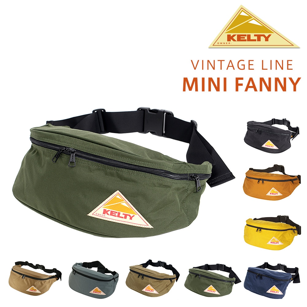 ケルティ KELTY ウエストバッグ VINTAGE MINI FANNY ミニファニー 32591825 5.オリーブ -99x1825olive メンズ レディース