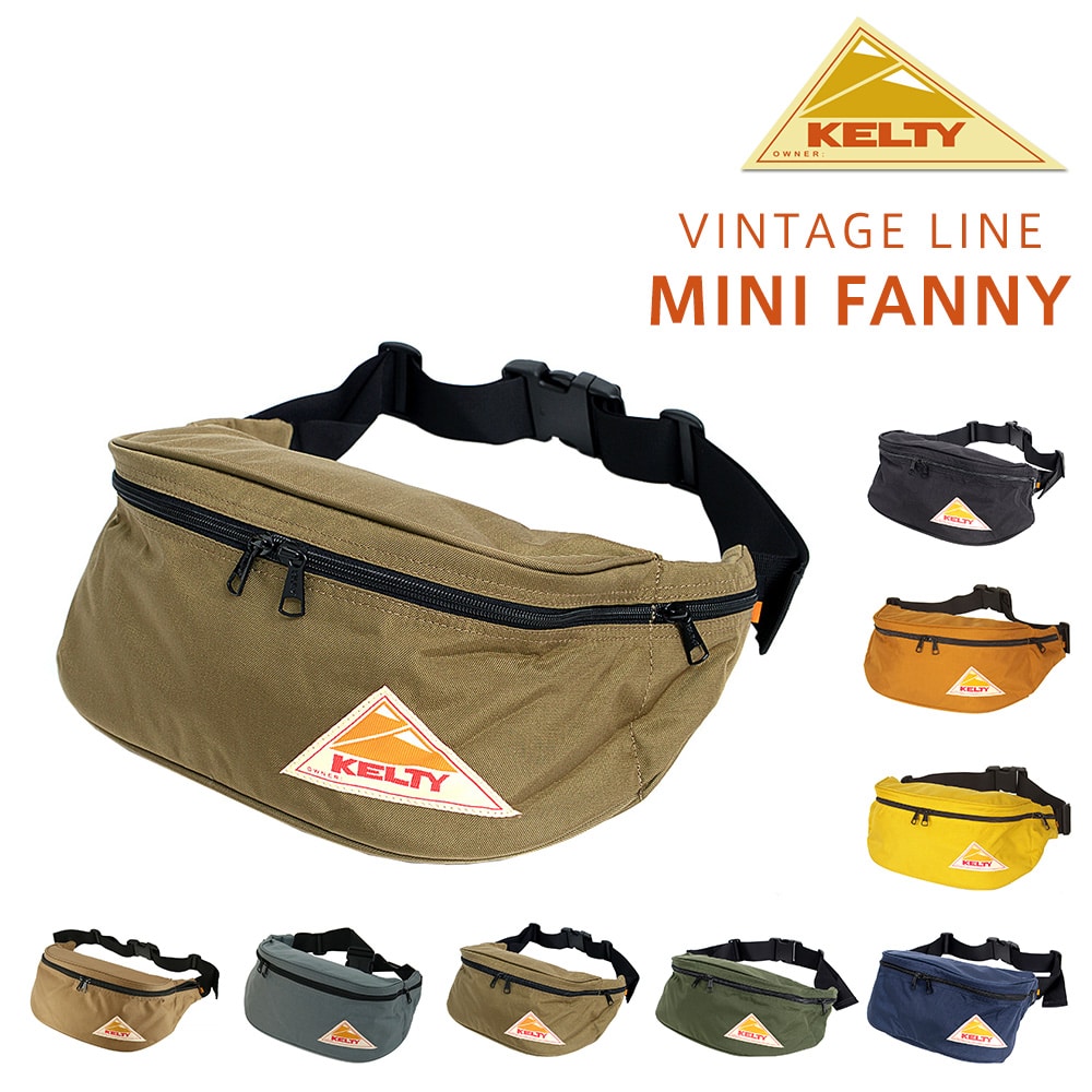 ケルティ KELTY ウエストバッグ VINTAGE MINI FANNY ミニファニー 32591825 6.タン -99x1825tan メンズ レディース