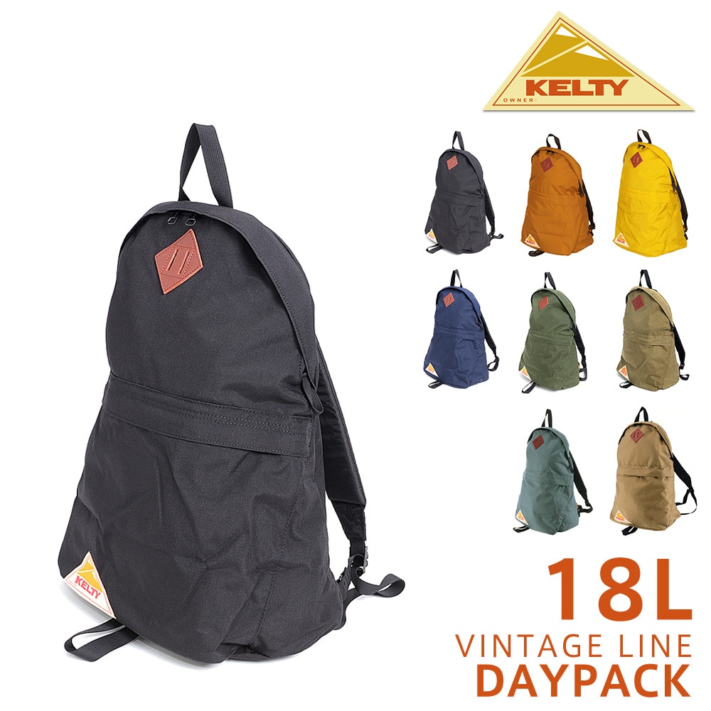 ケルティ KELTY リュックサック VINTAGE DAYPACK デイパック 32591918 1.ブラック -99x1918blk メンズ レディース