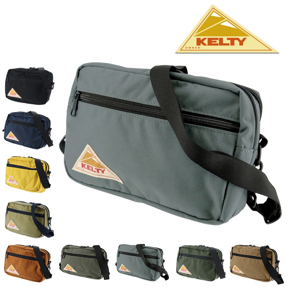 ケルティ KELTY ショルダーバッグ VINTAGE ヴィンテージ RECTANGLE ZIP SHOULDER レクタングルジップショルダー 2592155 7.グラファイト - 99x2155gylp メンズ レディース