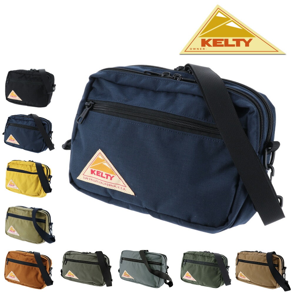ケルティ KELTY ショルダーバッグ VINTAGE ヴィンテージ RECTANGLE ZIP SHOULDER レクタングルジップショルダー 2592155 4.ネイビー - 99x2155navy メンズ レディース