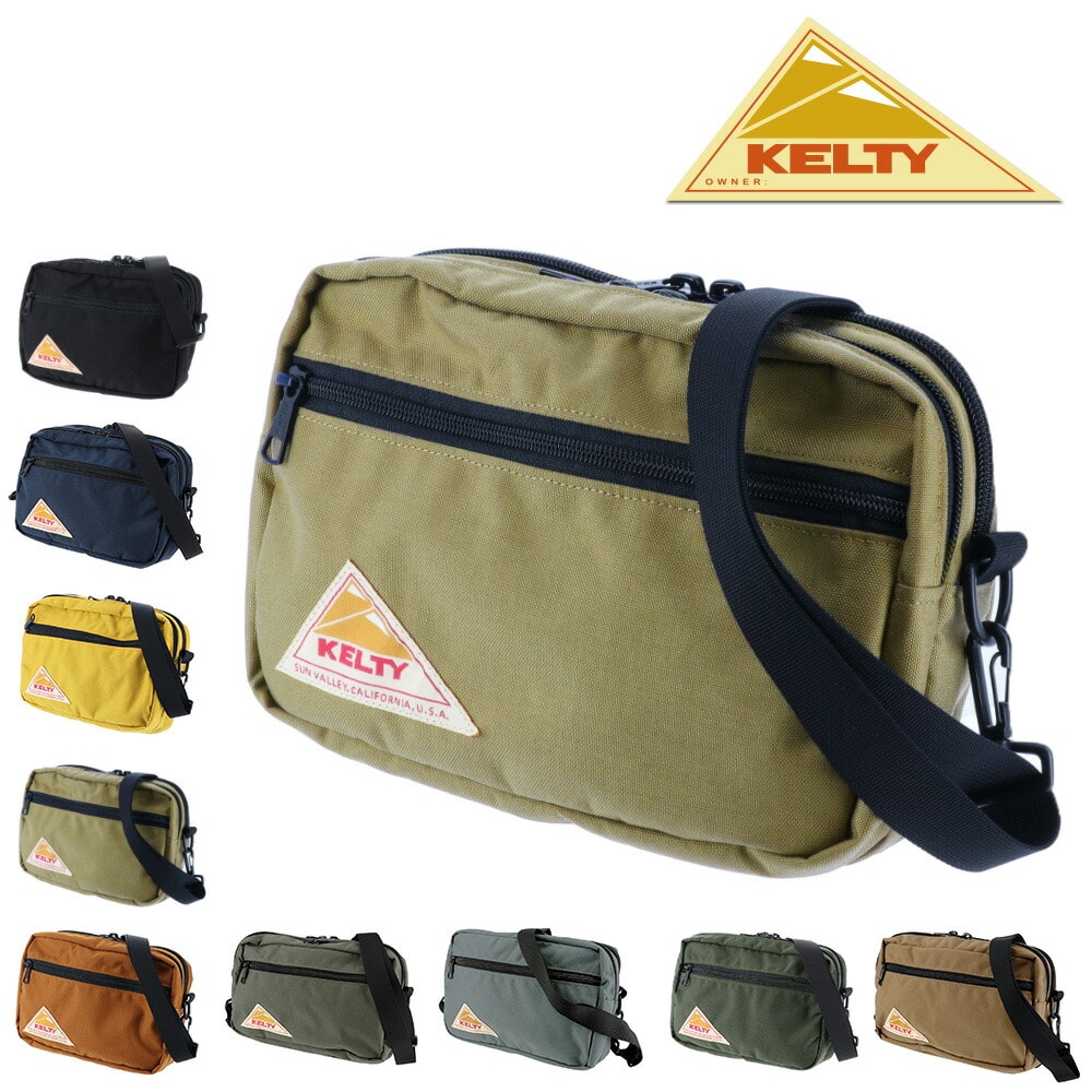 ケルティ KELTY ショルダーバッグ VINTAGE ヴィンテージ RECTANGLE ZIP SHOULDER レクタングルジップショルダー 2592155 6.タン - 99x2155tan メンズ レディース