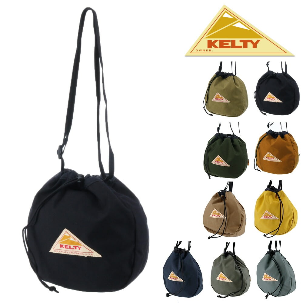 ケルティ KELTY ショルダーバッグ VINTAGE ヴィンテージ KINCHAKU SHOULDER キンチャクショルダー 2592354 1.ブラック - 99x2354blk メンズ レディース