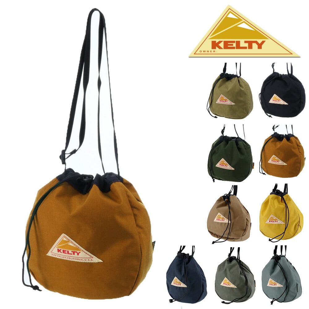 ケルティ KELTY ショルダーバッグ VINTAGE ヴィンテージ KINCHAKU SHOULDER キンチャクショルダー 2592354 2.キャラメル - 99x2354caramel