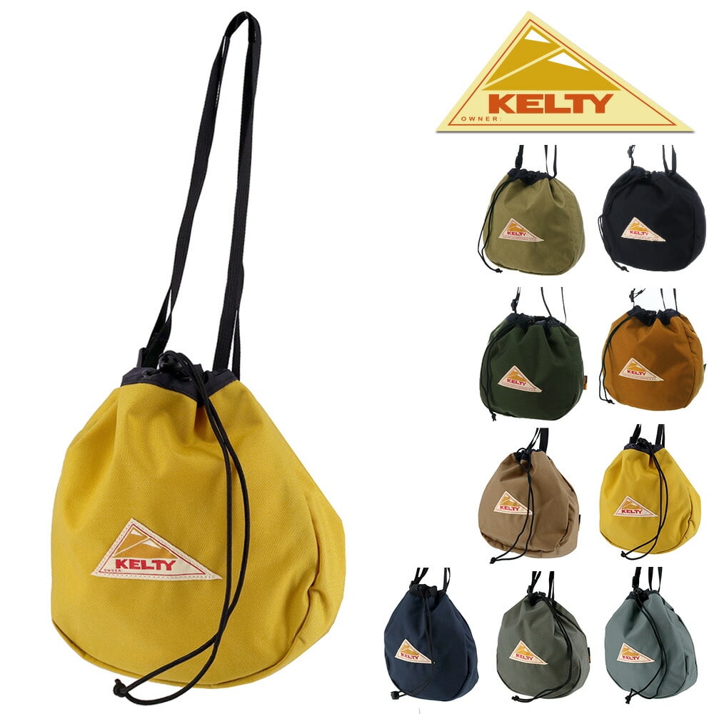 ケルティ KELTY ショルダーバッグ VINTAGE ヴィンテージ KINCHAKU SHOULDER キンチャクショルダー 2592354 3.マスタード - 99x2354mustard メンズ レディース