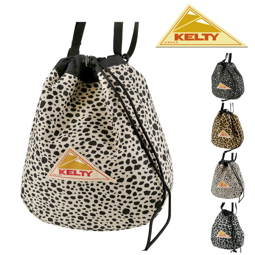 ケルティ KELTY ショルダーバッグ デザインプリント DP KINCHAKU SHOULDER DPキンチャクショルダー 2592431 3.ベージュダルメシアン - 99x2431bgdalmati メンズ レディース