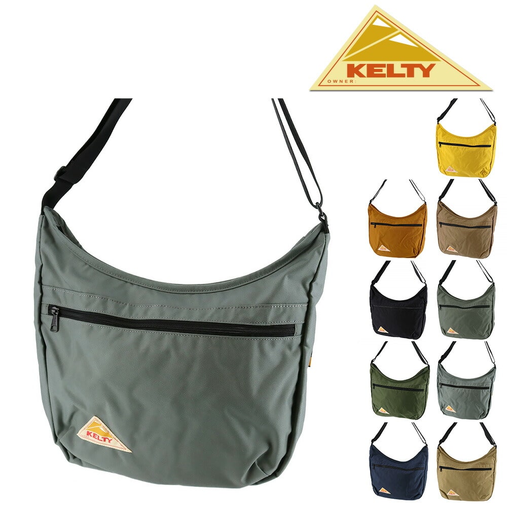 ケルティ KELTY ショルダーバッグ VINTAGE ヴィンテージ CURVE SHOULDER M 2.0 カーブショルダーM2.0 250322 7.グラファイト - 99x250322gylp メンズ レディース