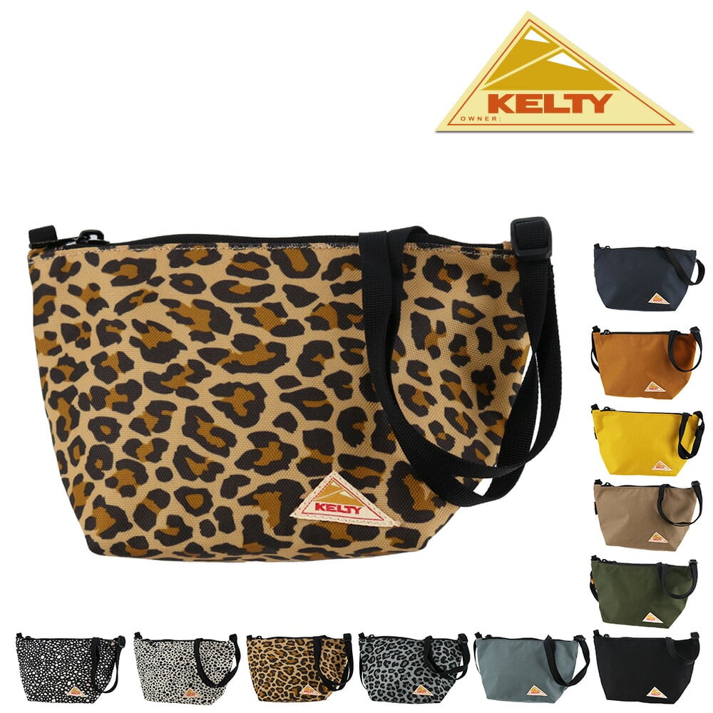ケルティ KELTY ショルダーバッグ VINTAGE ヴィンテージ MINI USUAL POUCH ミニユージュアルポーチ 256423 9.ゴールドレオパード - 99x256423goldleopa