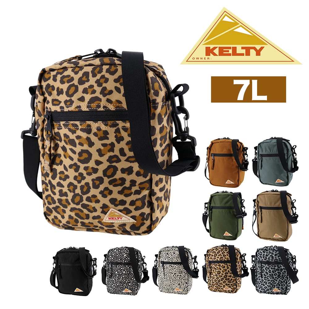 ケルティ バッグ ショルダーバッグ ショルダーポーチ 小さめ KELTY ミニバーティカルショルダー B6サイズ 261124 メンズ レディース キッズ 送料無料 誕生日プレゼント ギフト ラッピング無料 【正規代理店】 6.ゴールドレオパード -goldleopard