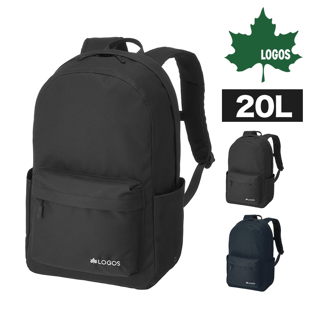 ロゴス リュック 20L PC収納 LOGOS ドライコアバックパックグリッド 374024 1.ブラック -37402409