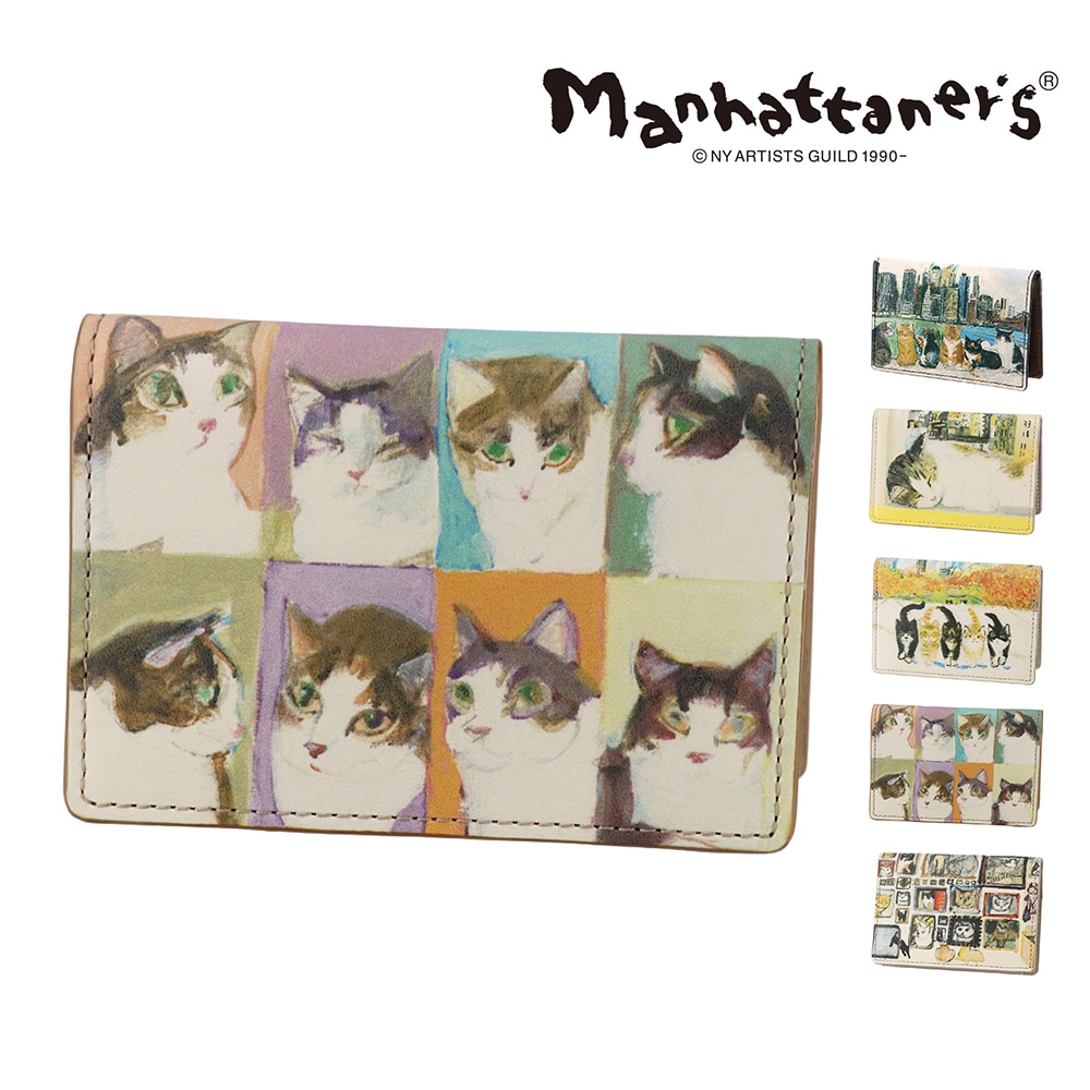 マンハッタナーズ パスケース 定期入れ カードケース 二つ折り manhattaner's トップパース 0751520 4.ウォーホル方式のフェデリコ -0751520-1098