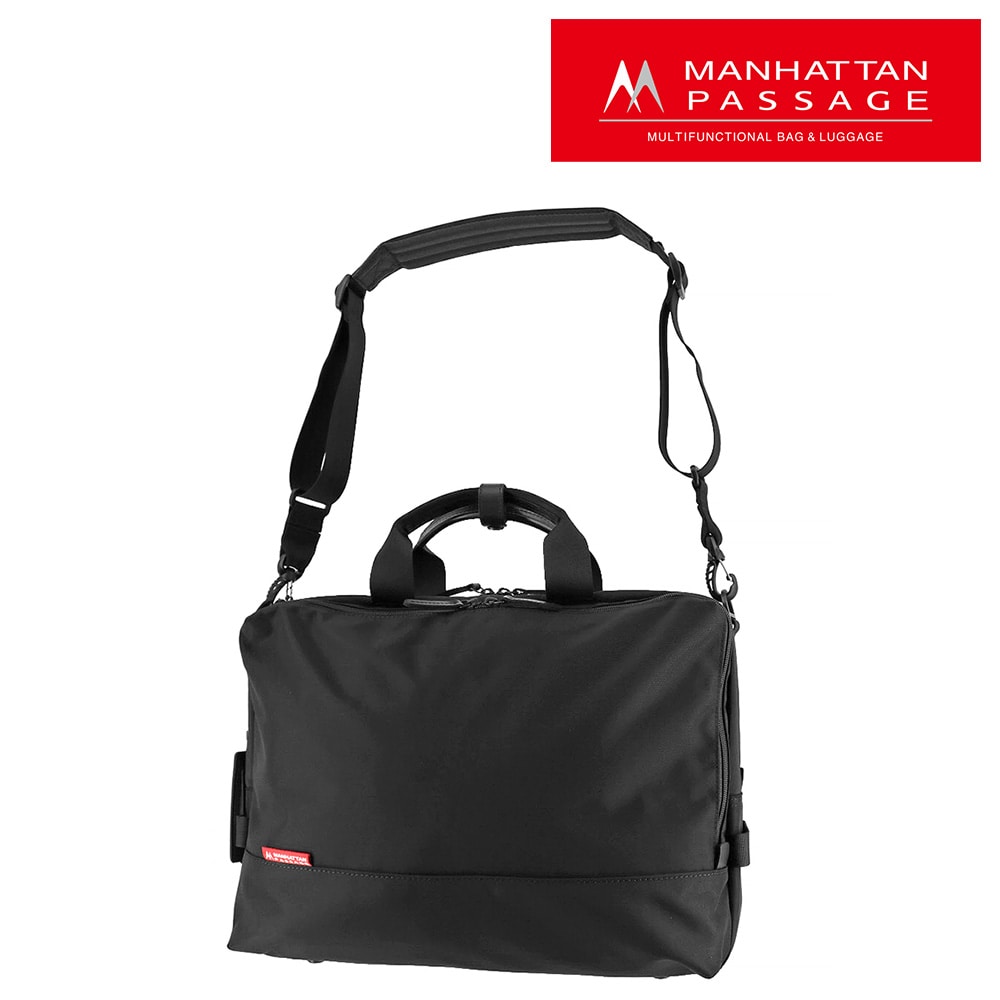 マンハッタンパッセージ MANHATTAN PASSAGE ウェルオーガナイズド ブリーフケース 7010 ブラック -bk メンズ レディース