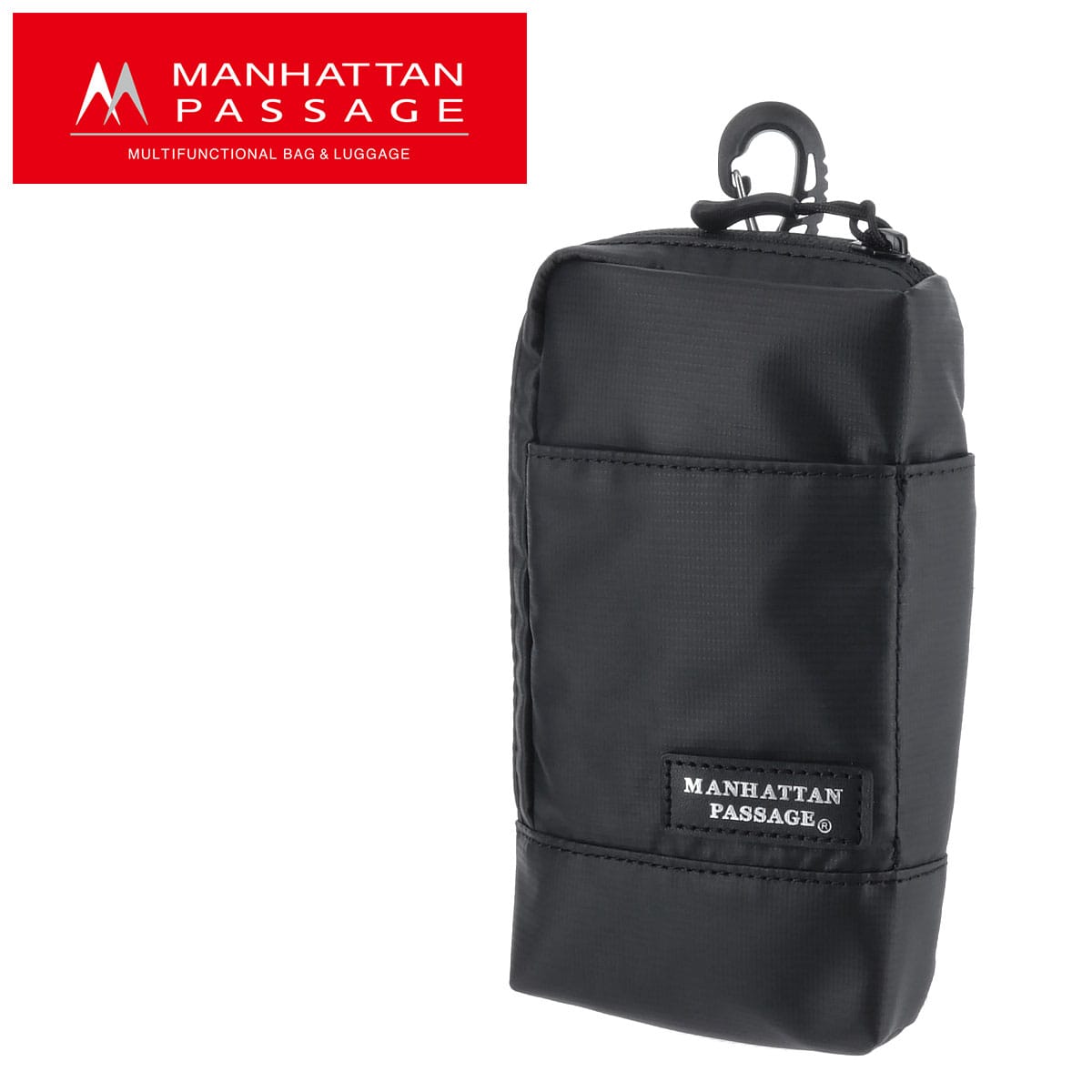 マンハッタンパッセージ MANHATTAN PASSAGE plus プラス モバイルポーチ M mp-32m ブラック 10xbk メンズ レディース