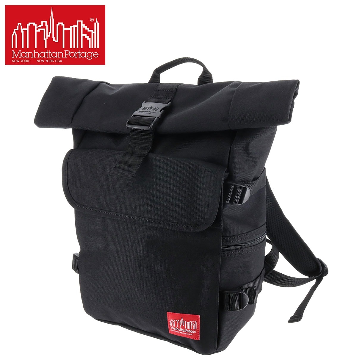 マンハッタンポーテージ Manhattan Portage リュックサック Silvercup Backpack JR シルバーカップバックパックJR mp1236jr ブラック 10x1000 メンズ レディース