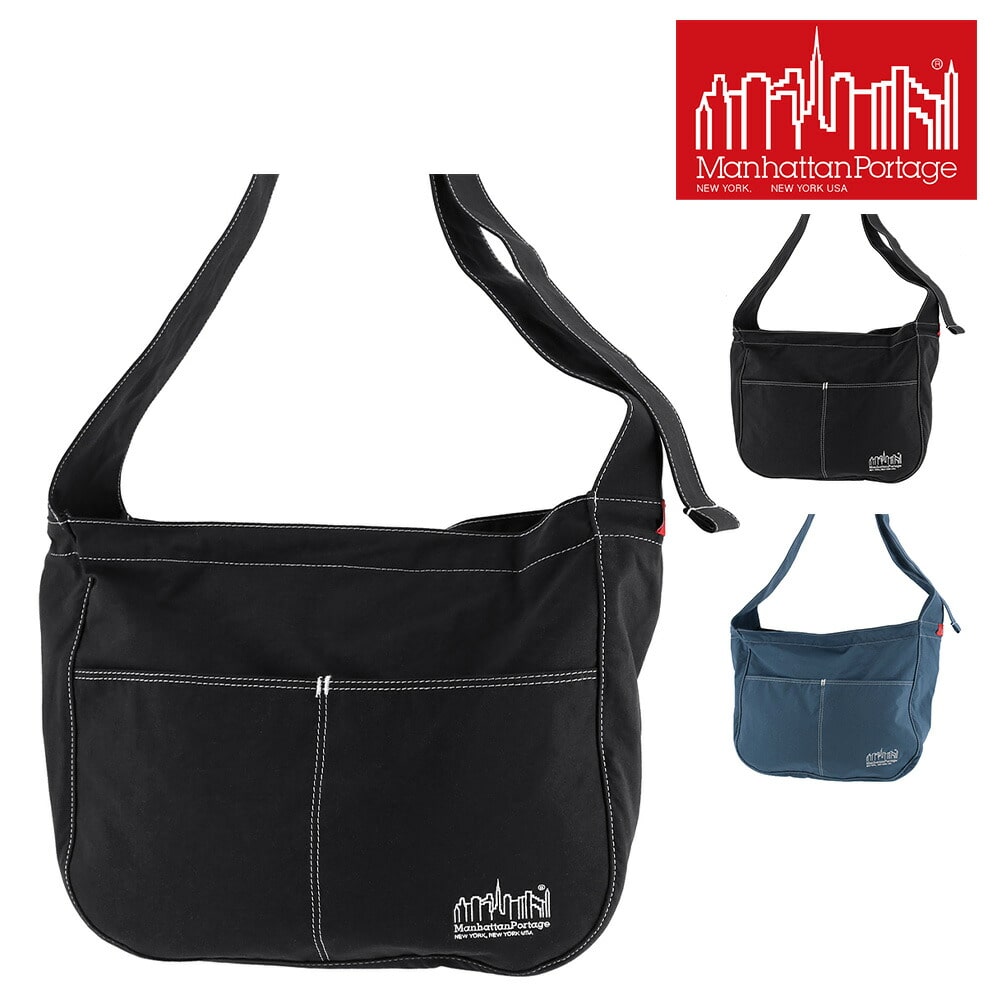 マンハッタンポーテージ Manhattan Portage アレン ストリート Allen Street Shoulder Bag Crossover クロスオーバー MP1497CROSSOVER 1.ブラック 10x1000 メンズ レディース