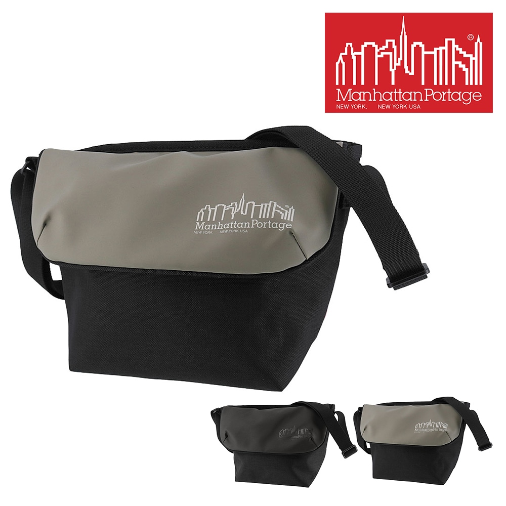マンハッタンポーテージ バッグ メッセンジャーバッグ ショルダーバッグ 防水 Manhattan Portage ナイロンメッセンジャーバッグ(XXS) A5サイズ MP1603BPDMGNTVGL6 メンズ レディース キッズ 送料無料 誕生日プレゼント ギフト ラッピング無料 【正規代理店】 2.グレー -1100