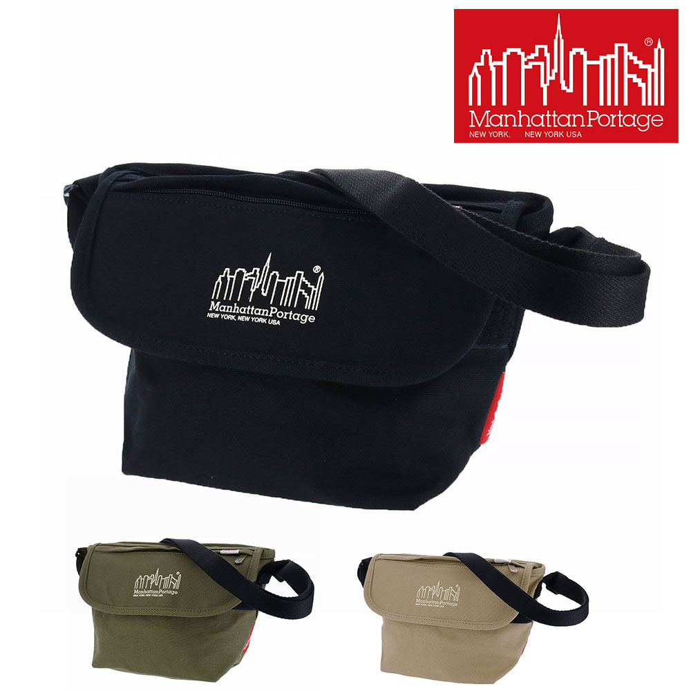 マンハッタンポーテージ Manhattan Portage カジュアルメッセンジャーバッグキャンバス XSサイズ mp1603cnvs 1.ブラック 10x1000 メンズ レディース