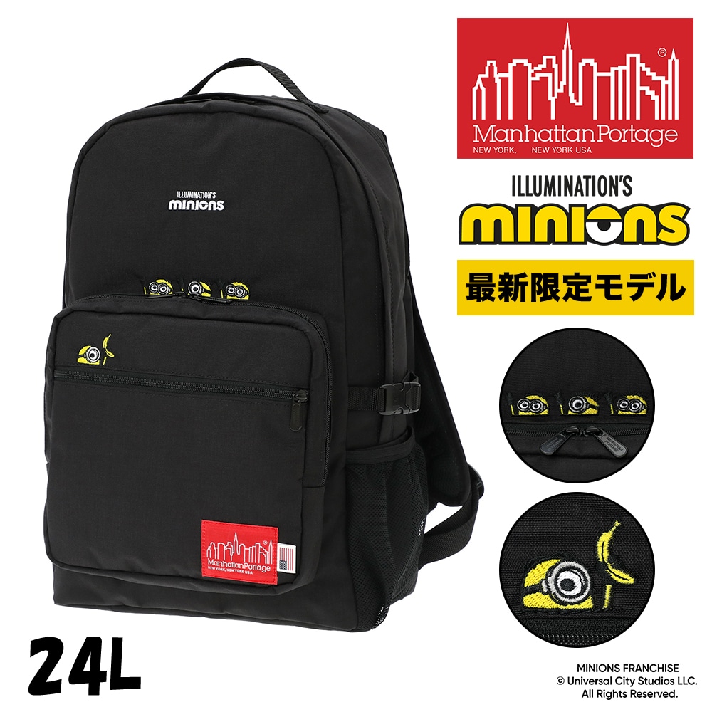 マンハッタンポーテージ ミニオン リュック バックパック 25L タウンセンドバックパック MP2236MNOS ブラック -1000