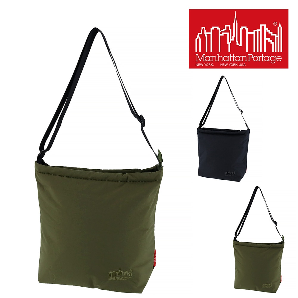 マンハッタンポーテージ Manhattan Portage ショルダーバッグ Braganza Shoulder Bag Padded Nylon Taffeta MP2405PNT 2.オリーブ -57x5200 メンズ レディース