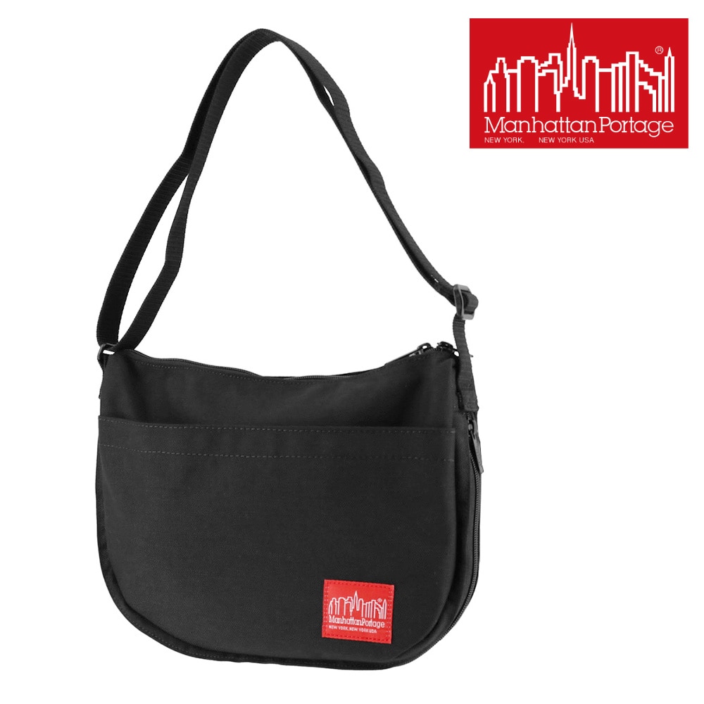 マンハッタンポーテージ Manhattan Portage ショルダーバッグ Columbus Circle Shoulder Bag コロンバスサークルショルダー MP6053 ブラック -10x1000 メンズ レディース
