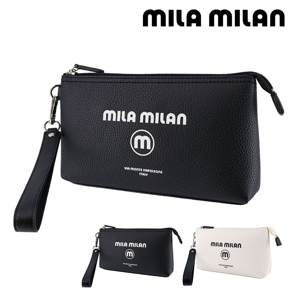 ミラ・ミラン mila milan コルソ クラッチバッグ 250201 1.ブラック -10xblk レディース