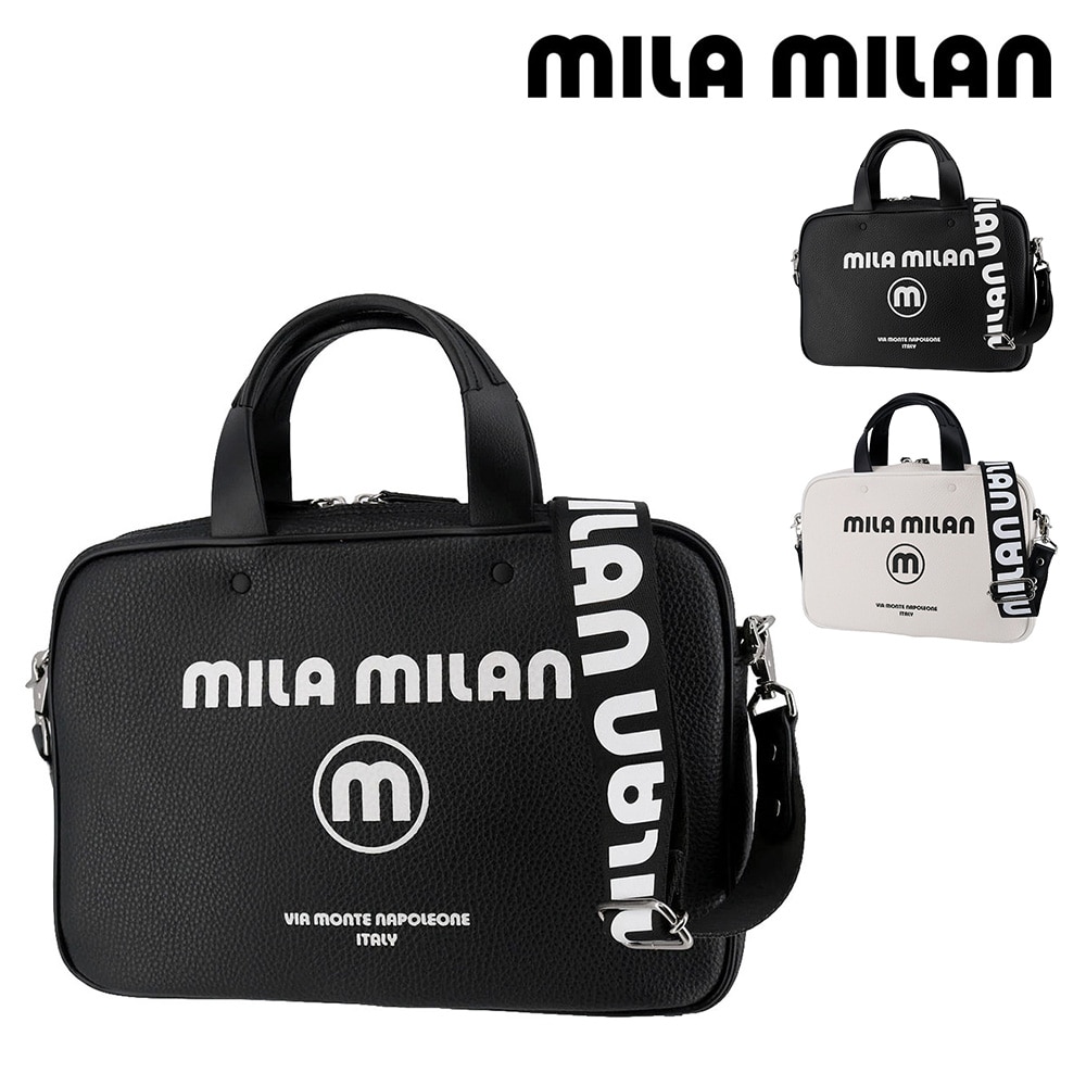 ミラ・ミラン mila milan コルソ ミニブリーフバッグ 250504 1.ブラック -10xblk レディース