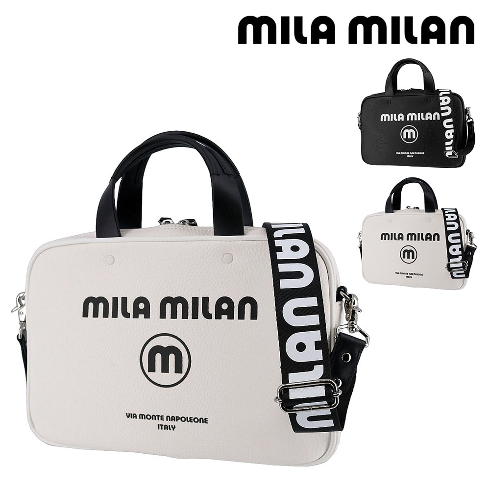 ミラ・ミラン mila milan コルソ ミニブリーフバッグ 250504 2.ホワイト -20xwht レディース