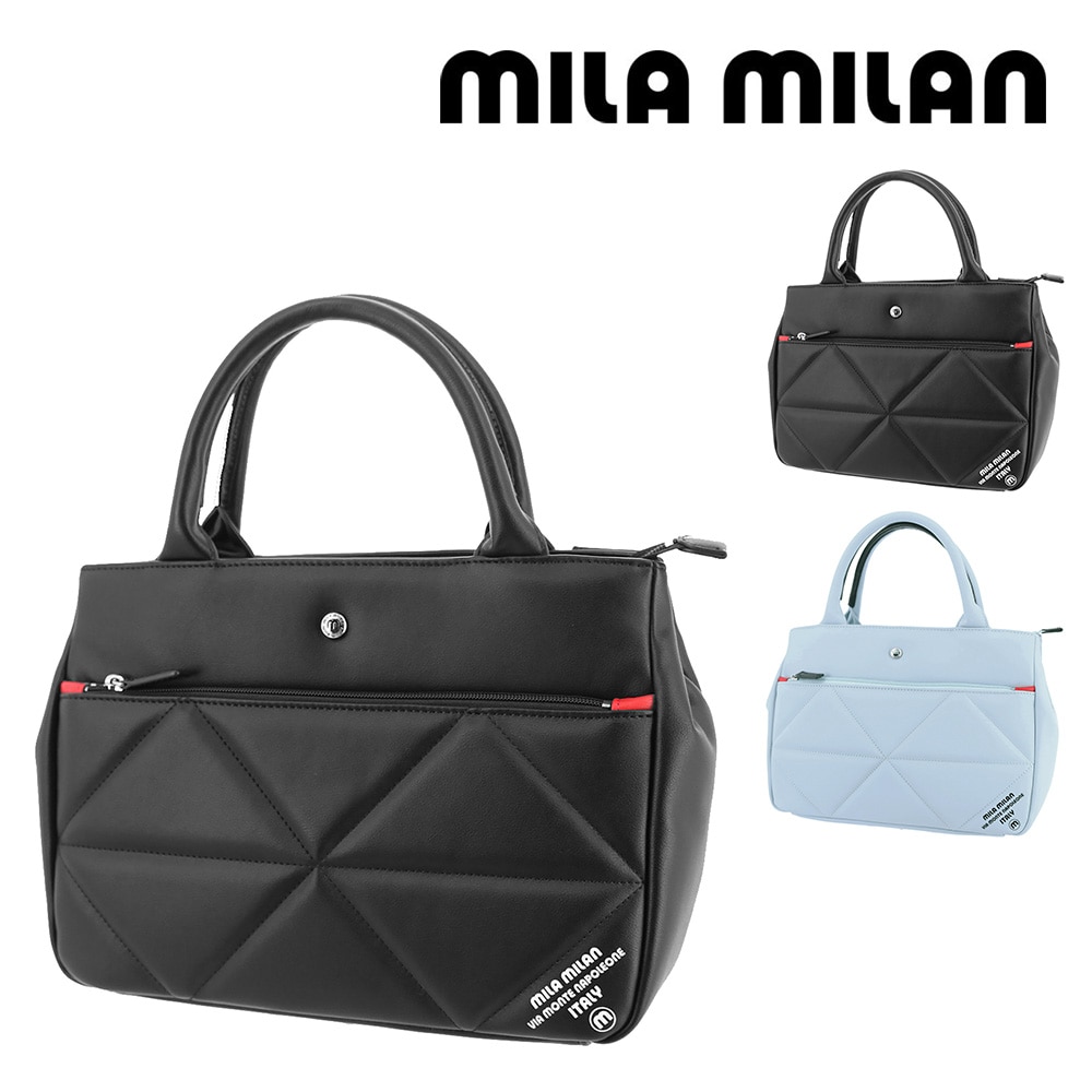 ミラ・ミラン mila milan テトラ ドライビングトートバッグ 252521 1.ブラック -blk レディース