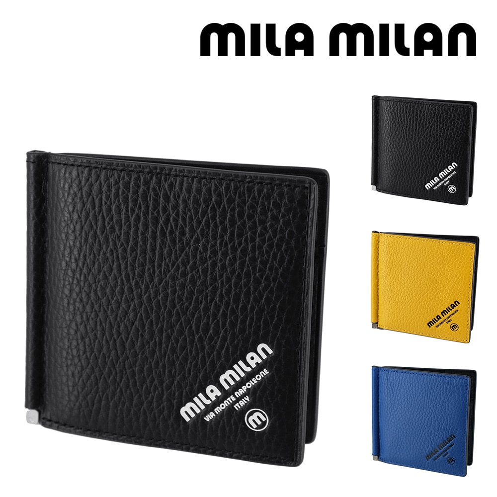 ミラ・ミラン mila milan コパー 二つ折り財布 253623 1.ブラック -10xblk レディース
