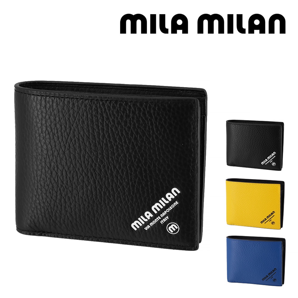 ミラ・ミラン mila milan コパー 二つ折り財布 253624 1.ブラック -10xblk レディース