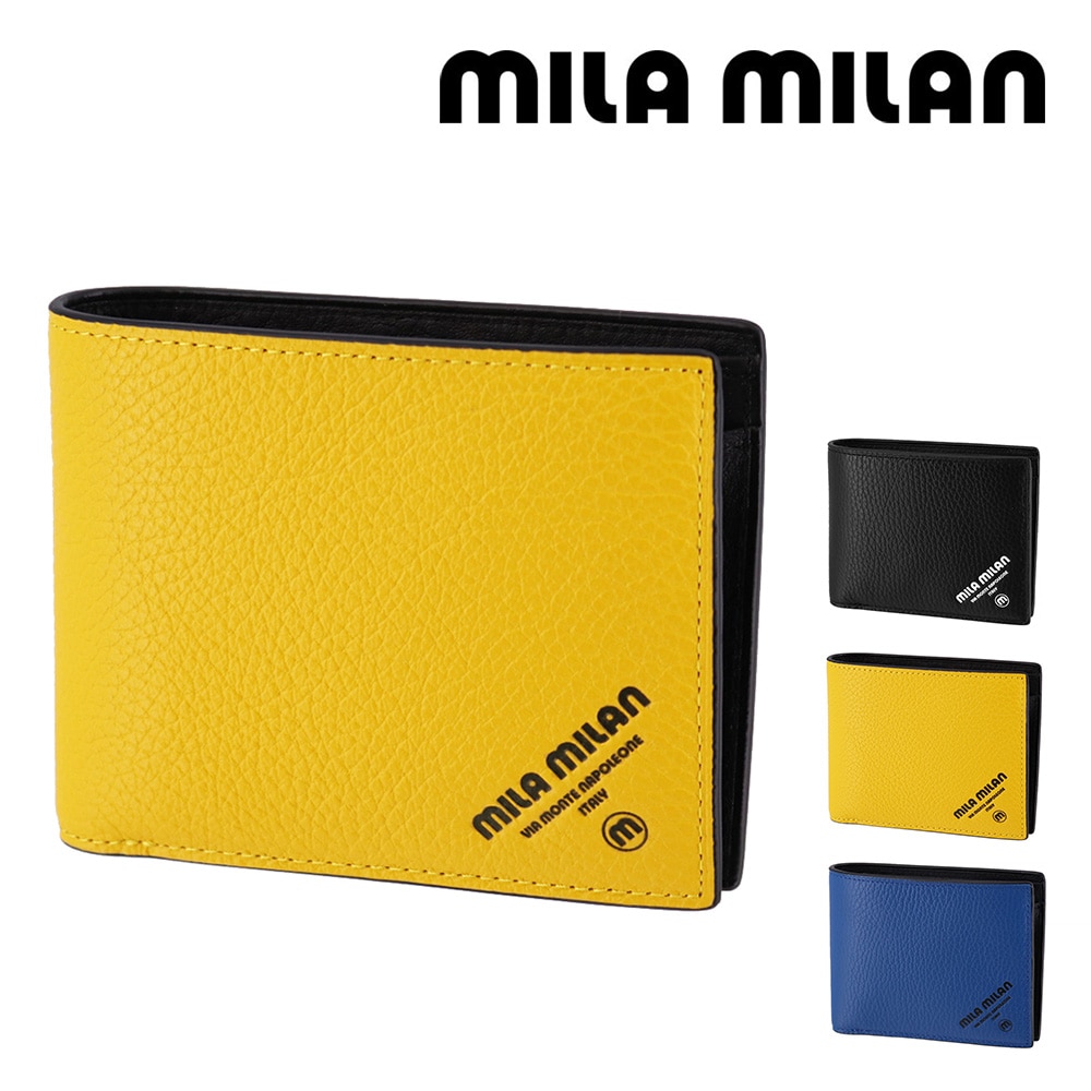 ミラ・ミラン mila milan コパー 二つ折り財布 253624 2.イエロー -52xylw レディース