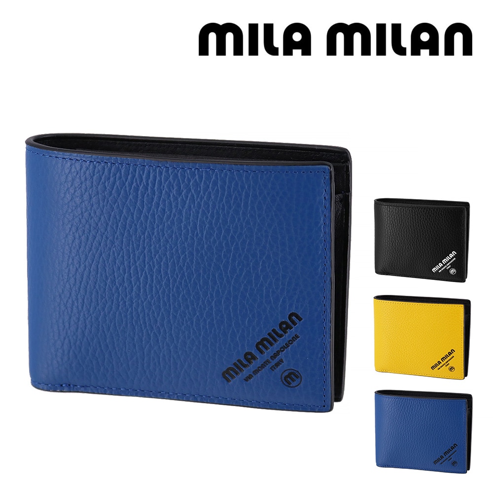 ミラ・ミラン mila milan コパー 二つ折り財布 253624 3.ブルー -60xnvy レディース