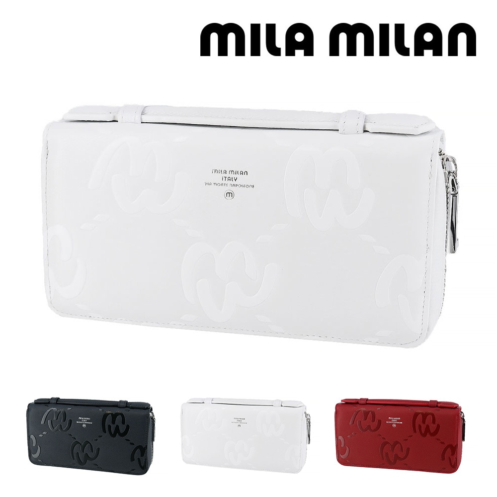 ミラ・ミラン mila milan ミオ スマートセルバッグ クラッチバッグ 255212 2.ホワイト -20xwht レディース