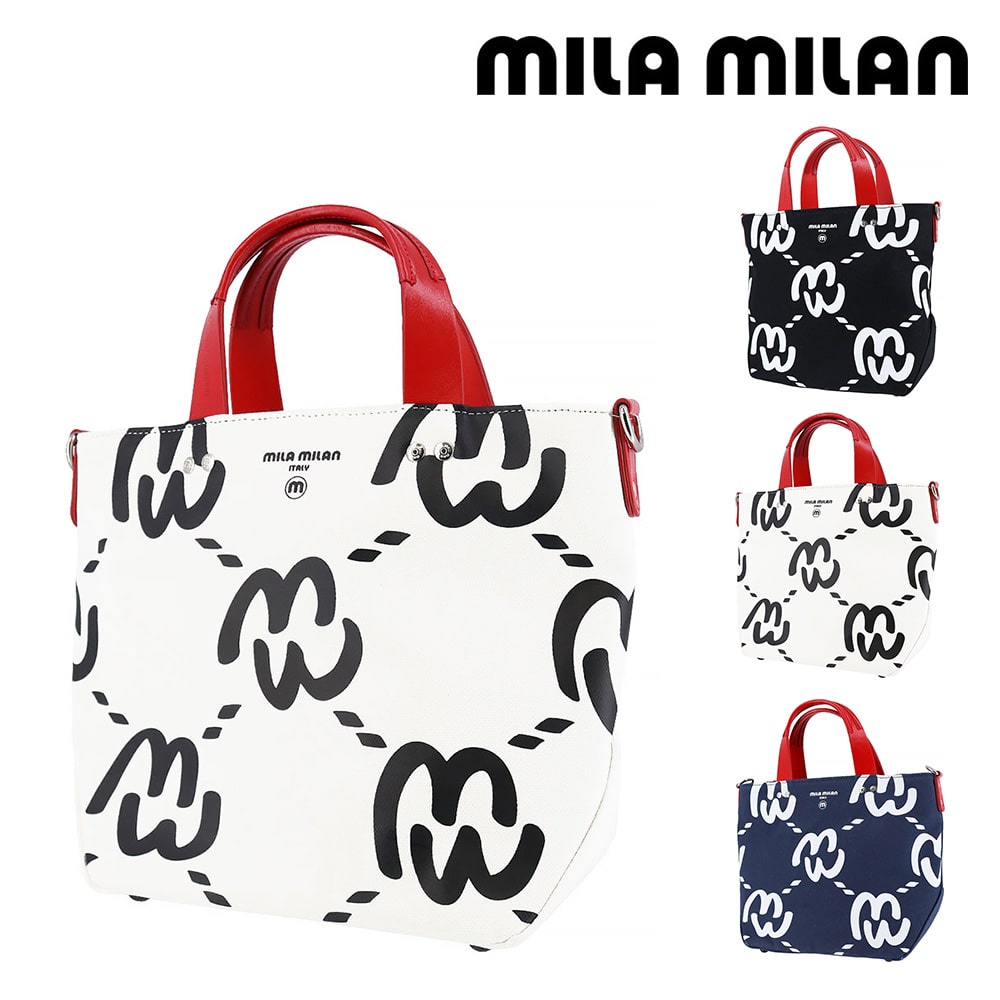 ミラ・ミラン mila milan ミミ ショルダーバッグ兼用 ミニトートバッグ 259711 2.ホワイト -20xwht レディース