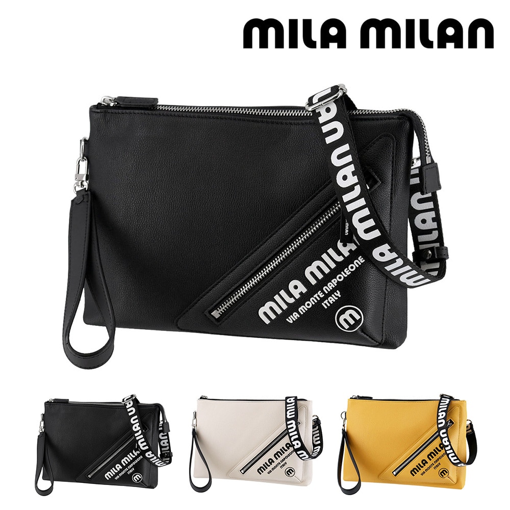 ミラ・ミラン mila milan プリモ 2WAYクラッチバッグ 261111 1.ブラック -10xblk レディース