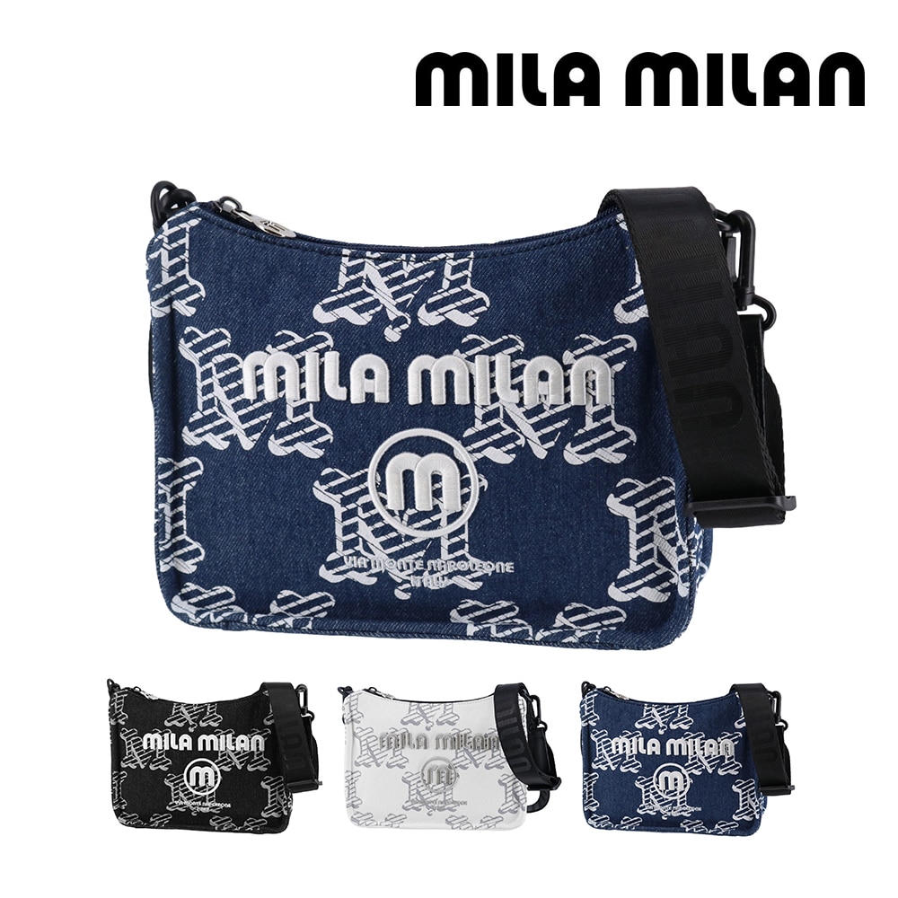 ミラ・ミラン バッグ ショルダーバッグ 斜めがけバッグ mila milan デニーモ ミニショルダーバッグ A6サイズ 264121 メンズ レディース 送料無料 誕生日プレゼント ギフト ラッピング無料 【正規代理店】 3.ブルー -blu