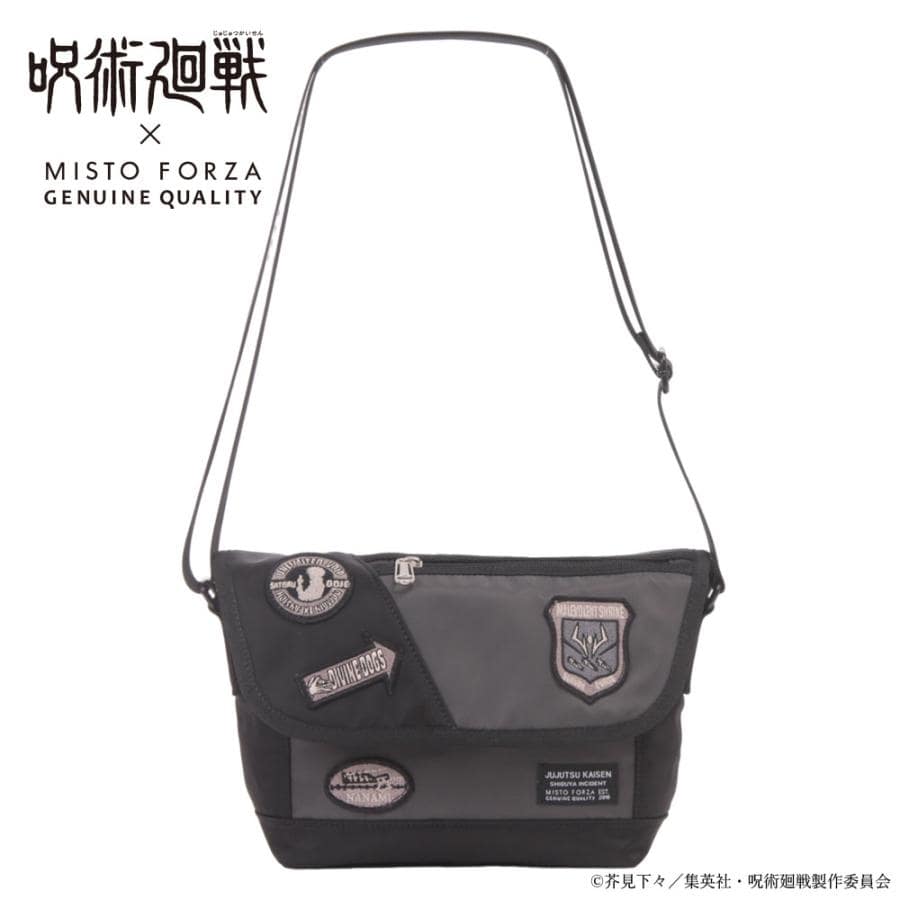 ミストフォルツァ Misto Forza ミニショルダー mini shoulder 呪術廻戦 fmj12 ブラックxブラック 90x07 メンズ レディース 【m20np】