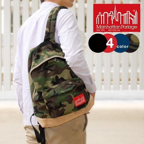 マンハッタンポーテージ Manhattan Portage リュックサック デイパック Big Apple Backpack MP1209SD13 80x9000 4.ウッドランドカモ メンズ レディース