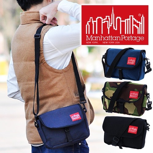 マンハッタンポーテージ Manhattan Portage ショルダーバッグ ファーロッカウェイバッグ コーデュラナイロン [Far Rockaway Bag] mp141010x1000 1.ブラック メンズ レディース