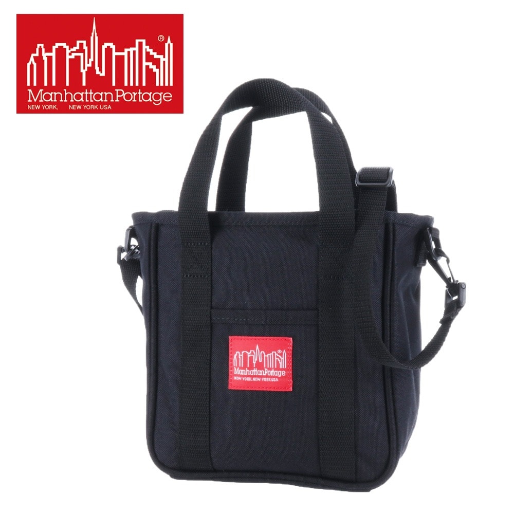 マンハッタンポーテージ Manhattan Portage ミニ ゴーワヌストートバッグ Mini Gowanus Tote Bag 2wayトートバッグ ショルダーバッグ mp7314 ブラック 10x1000 メンズ レディース