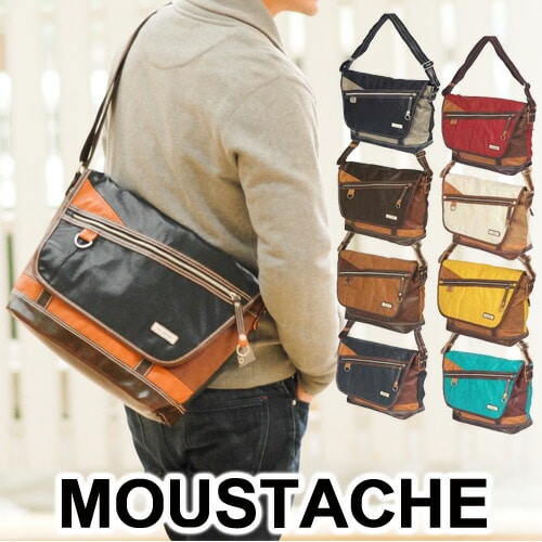 ムスタッシュ MOUSTACHE ショルダーバッグ VHW5534 45xca 5.キャメル メンズ
